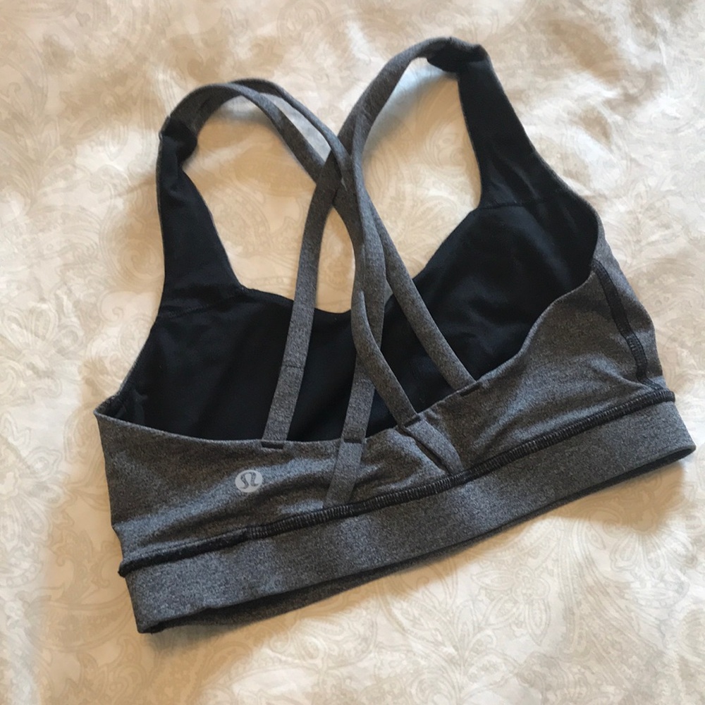 Gray Lululemon Sports Bra